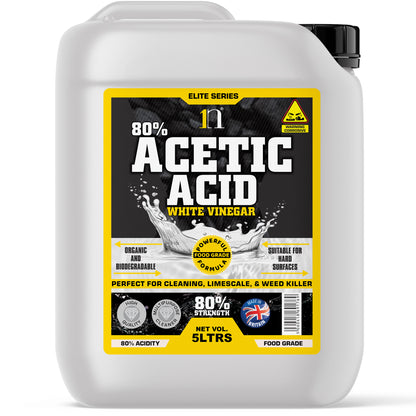 1ne Acetic Acid 80% White Vinegar 5L Jerrycan