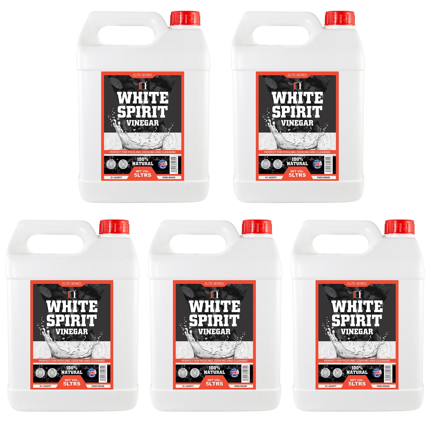 1ne White Spirit Vinegar 5Litre - 5% Strength