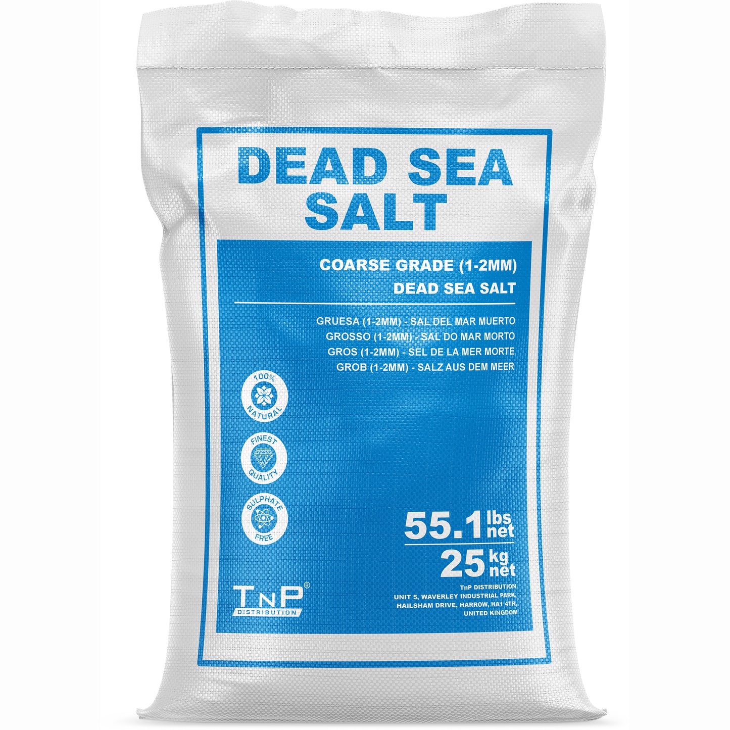 Dead Sea Salt - Coarse - 25kg