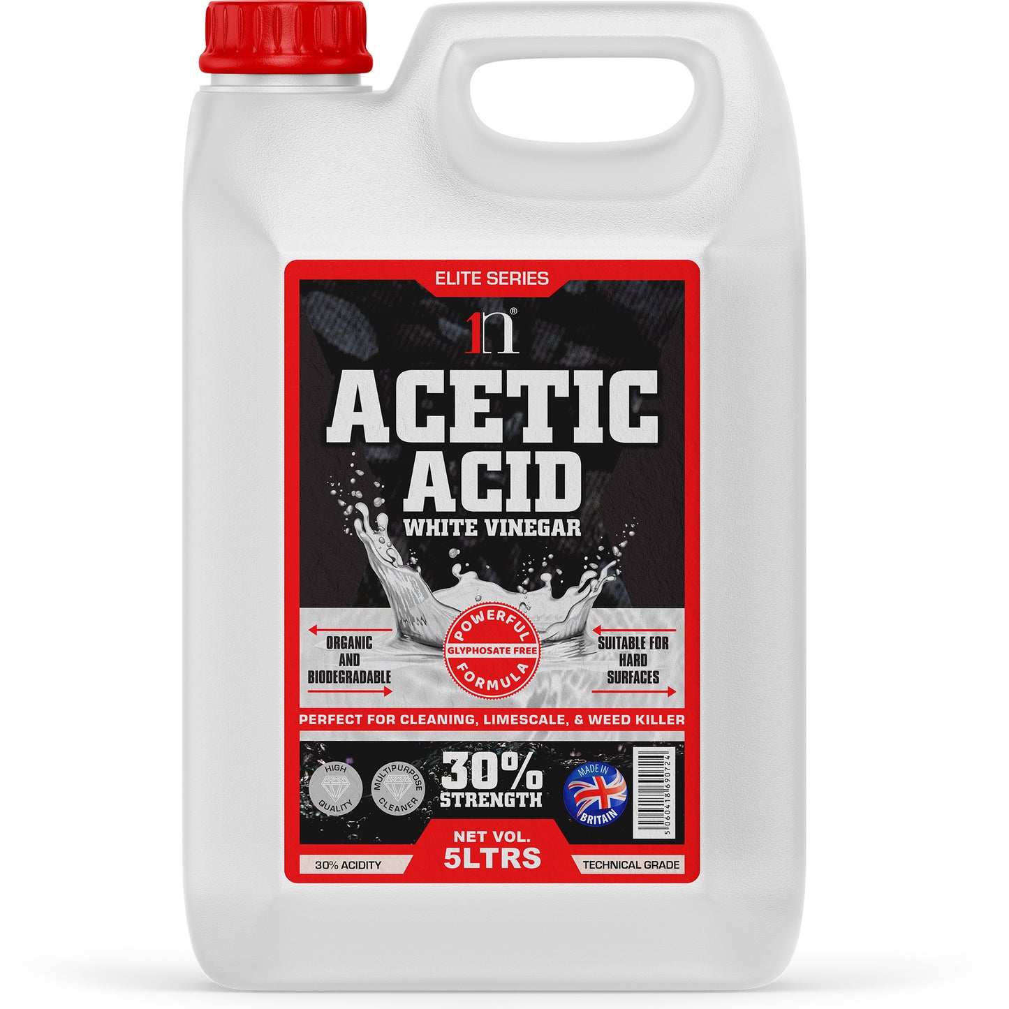 1ne Nutrition Acetic Acid 30% White Vinegar 5Litre