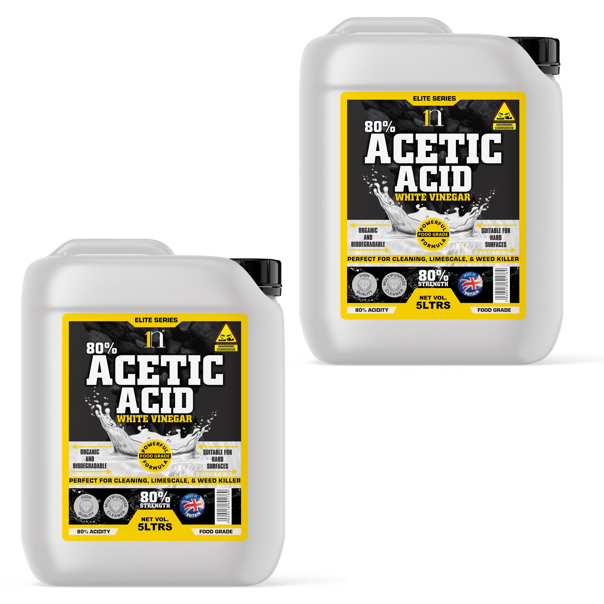 1ne Acetic Acid 80% White Vinegar 5L Jerrycan